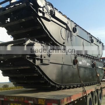 big pontoon for amphibious excavator