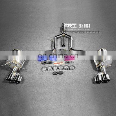 High quality stainless steel exhaust system for Mercedes Benz E class W213 muffler for E300  E350 cat back with valve control