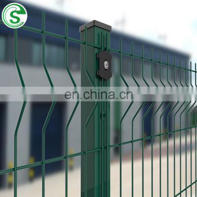 Shengcheng Powder/PVC Coated 3D Welded Wire Mesh Fence