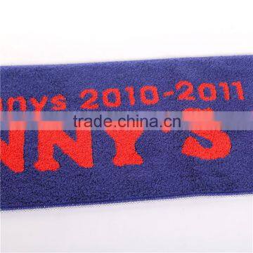 China towel manufactory yarn-dyed jacquard customized logo /design towel