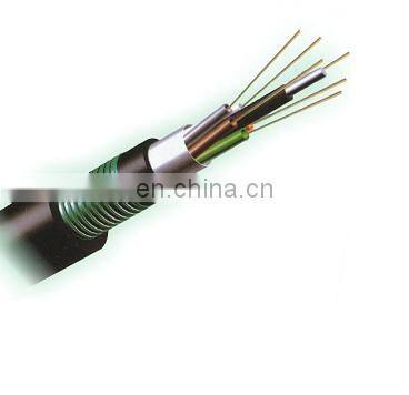 FTTH 24 Core gyta53 Outdoor  Underground  Long Distance Terminated Fiber Optic Cable Submarine Waterproof