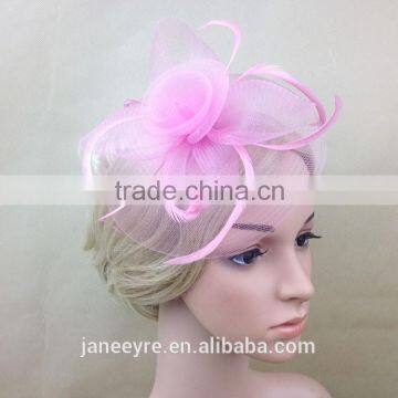 Mini Hat Base Hair Clip Fascinator/Bridal Feather Fascinator Wholesale photo-4