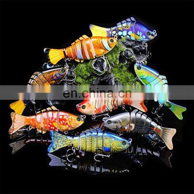10cm/15.5g Bass Multi Jointed Saltwater Trolling Lure Sea Fishing Hard Plastic Lure photo-4