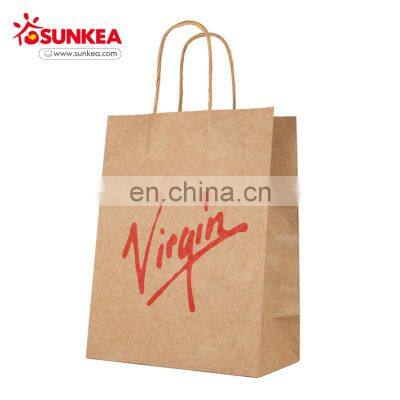 Sunkea Custom Printed Packaging Food Kraft Paper Bag