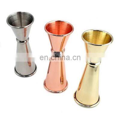 High Productivity Restaurant Japan Custom Cocktail Rose Gold 30/60ml Jigger Stainless Steel photo-2