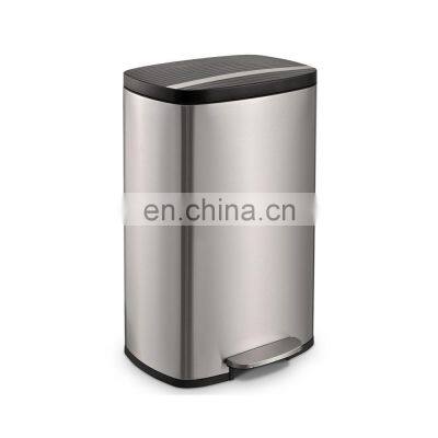 Hot selling strong foot pedal waste bin door trash can with hign quality for sale