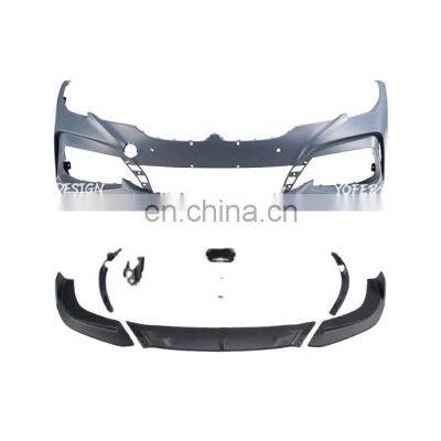 Front shovel bumper spoiler universal front lip pp front lip bumper guard car styling