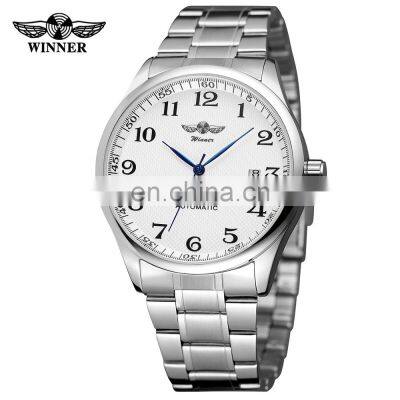 WINNER 458 Cheap Designer Men's Fashion Automatic Mechanical Stainless Steel Men Watches Online photo-2