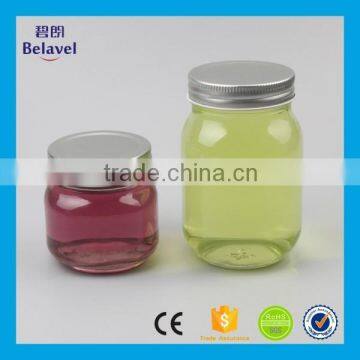 High quality 500ml 250ml empty food grade glass storage jar clear glass honey bottle                        
                                                                                Supplier's Choice