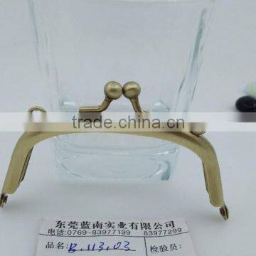 Wholesale Bronze 10*4.5cm Metal Frame for for Clutch Bag Purse Handbags Made in China photo-2
