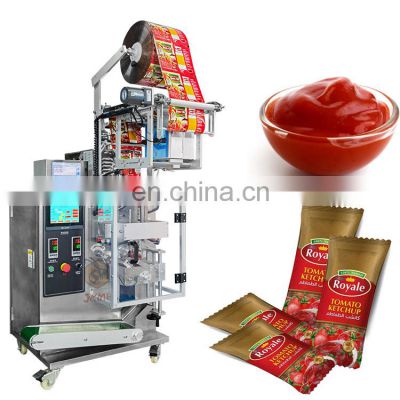 Best Selling Automatic Tomato Paste Sachet Filling Packing Machine Ketchup Sachet Packing Machine Price