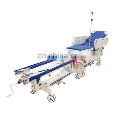 HC-M014 Luxurious folding used ambulance  patient Connecting Stretcher for patient transportation Hospital Patient Stretcher