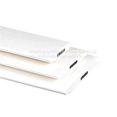 Factory Direct Supply Plantation Louver Shutter Profiles and PVC Window Shutter Components photo-2