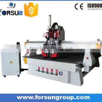 FORSUN FS1530 3d Woodworking Cnc Cutting Engraver Machinery With Two Heads photo-2