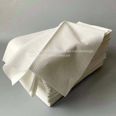 Grande 30×65cm Disposable Towel Thickened EF Pattern Cleansing Towel White Non-woven Fabric Bath Towel photo-3