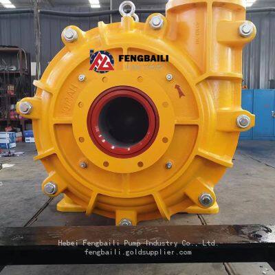 china FengBaiLi 10/8F-AH centrifugal slurry pump sale from mining