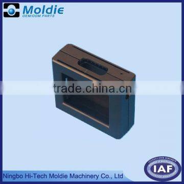 Black plastic injection molding box