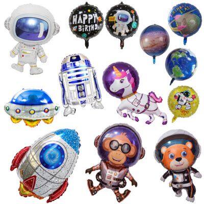 Outer Space Birthday Party Supplies for Kids Universe Space Supplies Birthday Galaxy Theme Party Decor for Boys Girls Unicorn