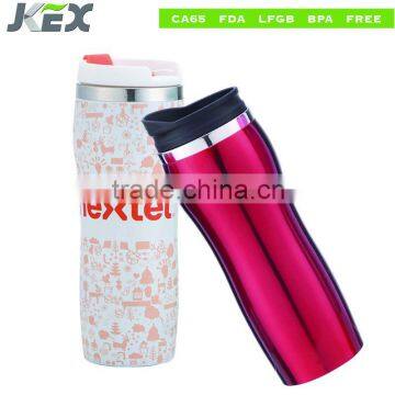 FDA approved double wall stainless steel tumbler/travel mug