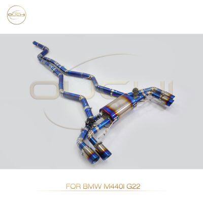 Exhaust titanium Catback for BMW M440I G22/M550i G30/ 650i F13 N63/M850I G16 Electronic valve High-performance automotive exhaust parts
