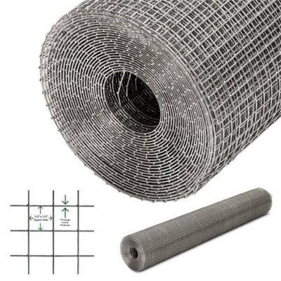 Factory Supplier1X30m Hot Dipped Galvanized Welded Iron Wire Mesh For Rabbit Cage photo-2