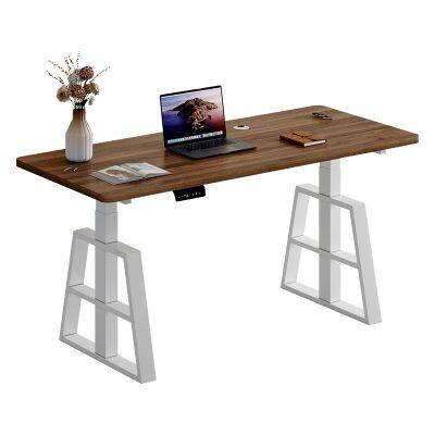 Standing Desk - Adjustable Hand Lift Table Frame for Office Furniture & Living Room - Linear Actuator for Enhanced Ergonomics and Productivity photo-2