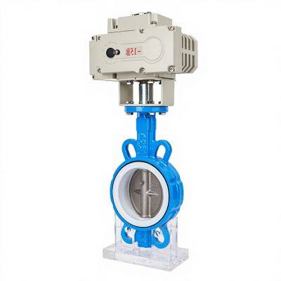 Прямые продажи от производителя. Электрический клепаный шаровой клапан с внутренним покрытием из ПТФЭ