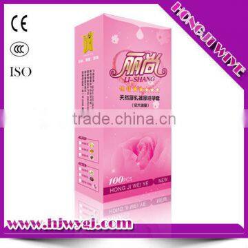 OEM sex products natural rubber latex condom male condom factory good quality