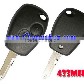 Renault Remote Key 2 Button With NE73 Blade Round Button