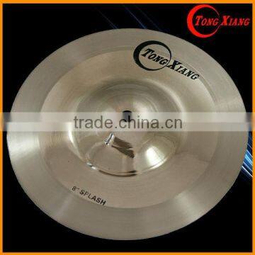 Hot selling 100%Handmade,TY series B20 8" splash drum cymbal