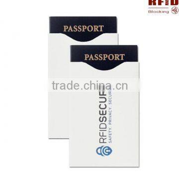 Secure Anti Thief rfid blocking Aluminum passport sleeve