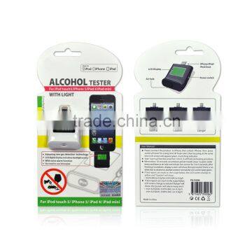 IPEGA for IPhone / IPad Backlight Screen Breath Breathalyzer Alcohol Tester Wholesale Quality Choice photo-2