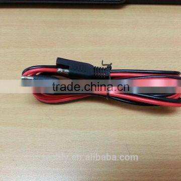 Black /red Twins Wire Two End Molding SAE 4.57plug Male Female Power Cable photo-3
