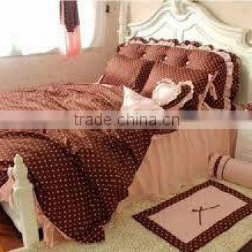 white/dyed/printed bedding sheet set tencel and tencel blended fabric