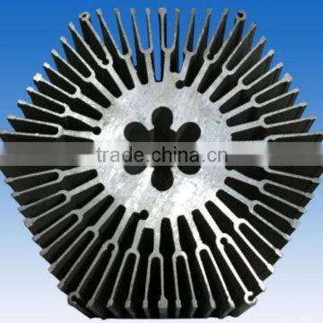 Excellent quality customized hexagon shape extruded aluminum heat sink