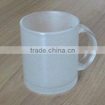 cheaper Sublimation blank frosting Glass mug