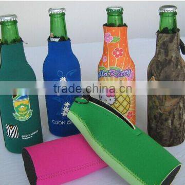 3mm glass beer bottle zipper cooler