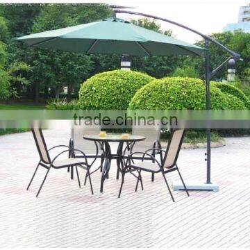 Iron net tent Patio Furniture Set Of banana umbrella