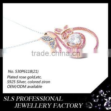 Playful Dancing Butterfly Pendant Charm Sterling Silver 925 Jewelry Pendant as a Gift photo-2