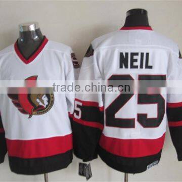 2016 OEM custom children hockey jersey with great price