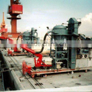 Pneumatic Ship Unloader on Trailer