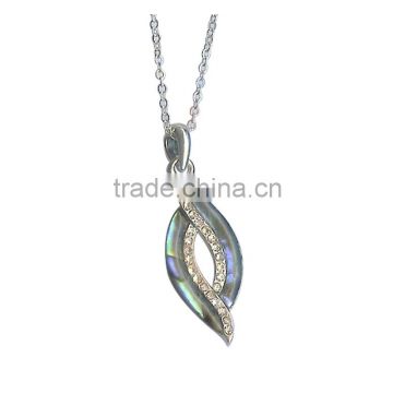 Fashion Women Crystal Rhinestone Silver Plated Long Chain Pendant Necklace Gift