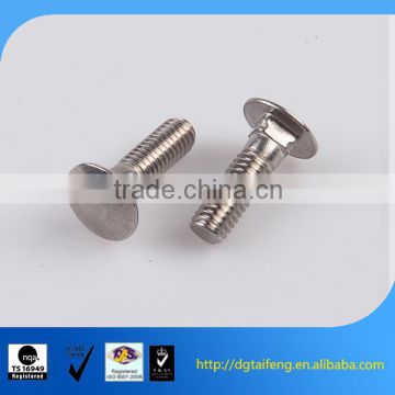 blue zinc coated truss head carriage bolt