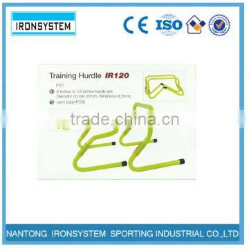 High quality adjusted soccer training folding plastic training hurdles for whole sale