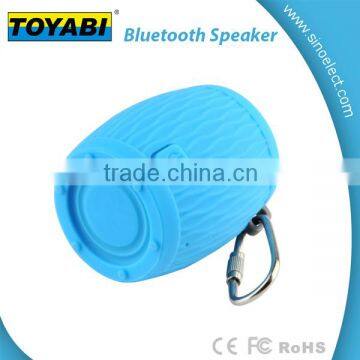 Drum Design Portable Wearable Wireless Outdoor Mini Bluetooth Speaker With Silicon Materials and Hook photo-3