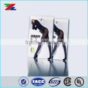 Silk stocking foot sexy stockings paper card