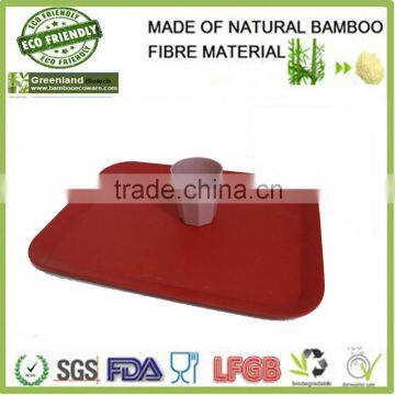Colorful Biodegradable Bamboo Fiber Fast Food Tray photo-4