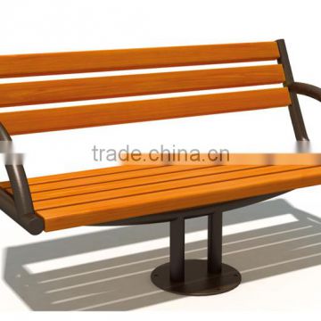 2016 new design garden wooden bench,outdoor water-proof wooden frame structure chair