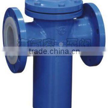 Flange Type PTFE lined Basket strainer