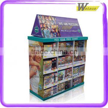 Supermarket and toy shop hot sale cardboard pallet display with shelf